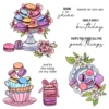 Macaron Cake Clear Stamps 00