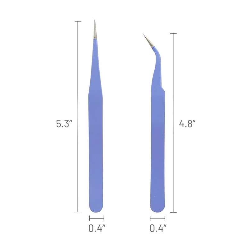 Colored Stainless Steel DIY Craft Tweezer Colored Stainless Steel DIY Craft Tweezer