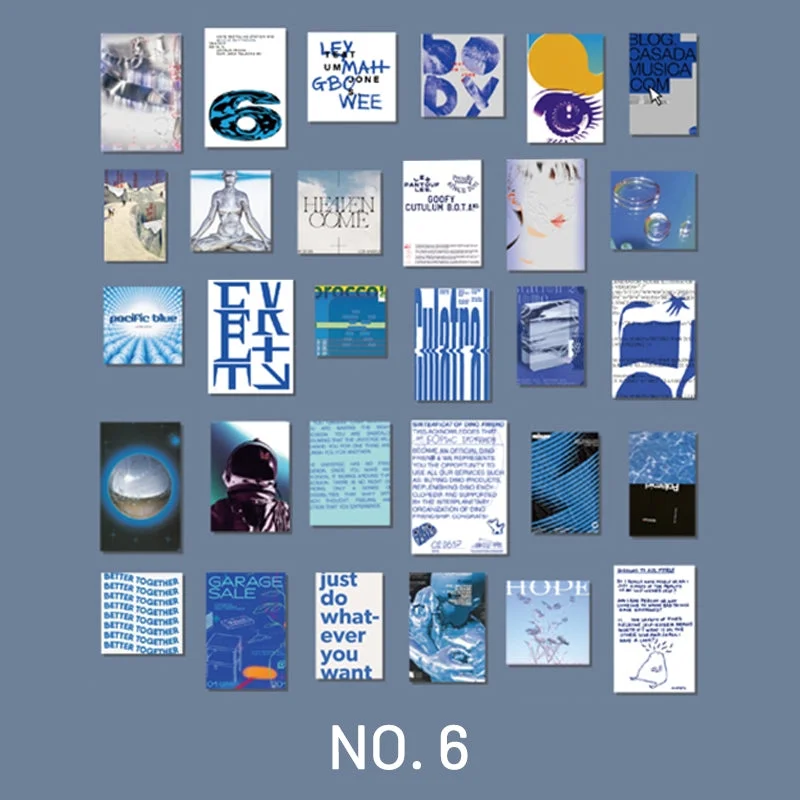 Fashion Poster Washi Sticker and Card Set Fashion Poster Washi Sticker and Card Set