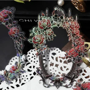 Magic Mirror Series Large Photo Frame Hot Stamping Silver Sticker Pack Sumflying Magic Mirror Series Large Photo Frame Hot Stamping Silver Sticker Pack - image 04