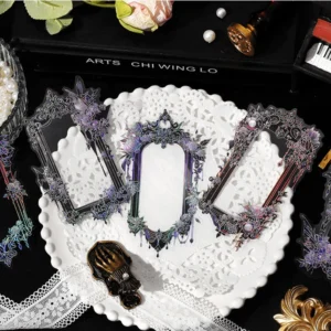 Magic Mirror Series Large Photo Frame Hot Stamping Silver Sticker Pack Sumflying Magic Mirror Series Large Photo Frame Hot Stamping Silver Sticker Pack - image 09