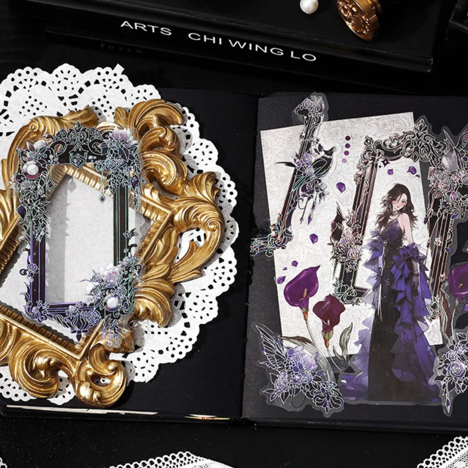 Sumflying Magic Mirror Series Large Photo Frame Hot Stamping Silver Sticker Pack - image 10 Sumflying Magic Mirror Series Large Photo Frame Hot Stamping Silver Sticker Pack - image 10