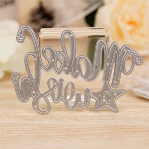 Make Wish Words Metal Cutting Dies 05