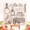 Makeup Beauty Clear Stamp Set - main product photo | clear stamp