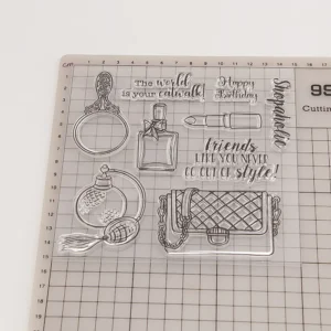 Makeup Beauty Clear Stamp Set - lifestyle photo | clear stamp