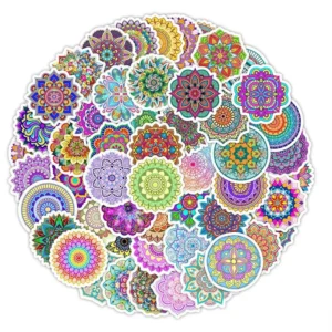 Mandala Flower Vinyl Stickers