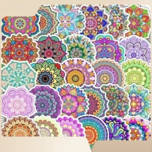 Mandala Flower Vinyl Stickers Mandala Flower Vinyl Stickers