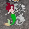 Mermaid Metal Cutting Dies Back View - 240-DC-3412