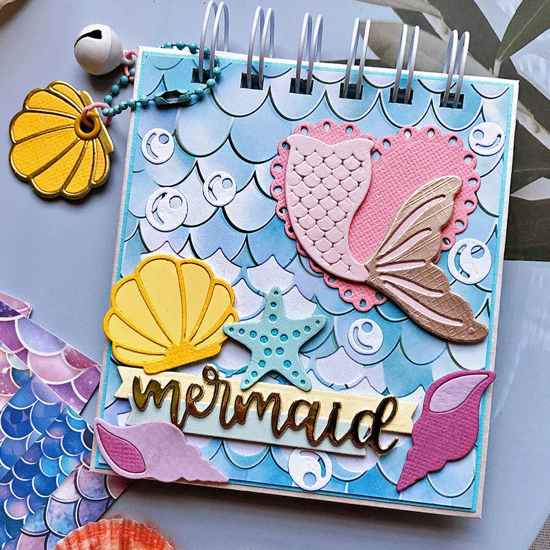 Mermaid Tail Metal Cutting Dies 02 Mermaid Tail Metal Cutting Dies 02