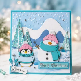 Sumflying Winter Snowman Metal Cutting Dies