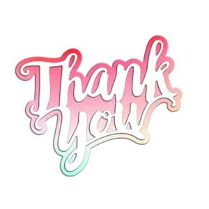 Sumflying Mini "Thank you" Words Metal Cutting Dies Mini Thank You Words Metal Cutting Dies 02
