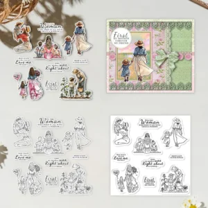 Mom And Kids Clear Stamps 01