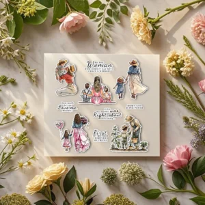 Mom And Kids Clear Stamps 04