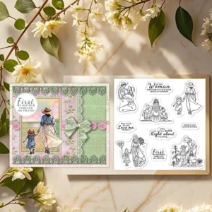 Mom And Kids Clear Stamps 05