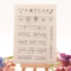 Month Words and Plants Clear Stamp Set - main product photo | clear stamp