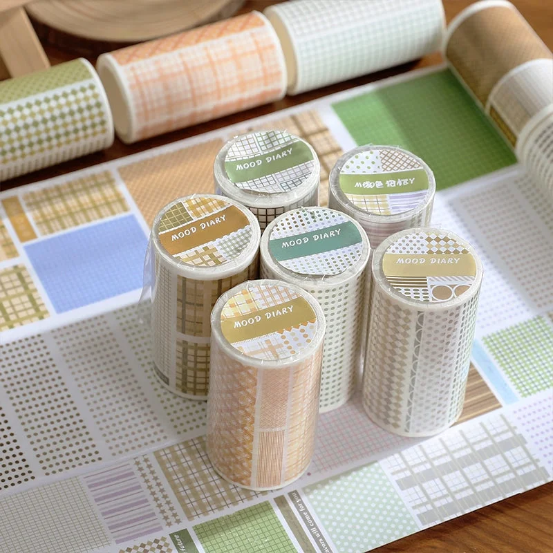 Basic Geometric Washi Tape – Dot and Plaid Basic Geometric Washi Tape - Dot and Plaid