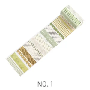 Basic Geometric Washi Tape - Dot and Plaid Basic Geometric Washi Tape - Dot and Plaid