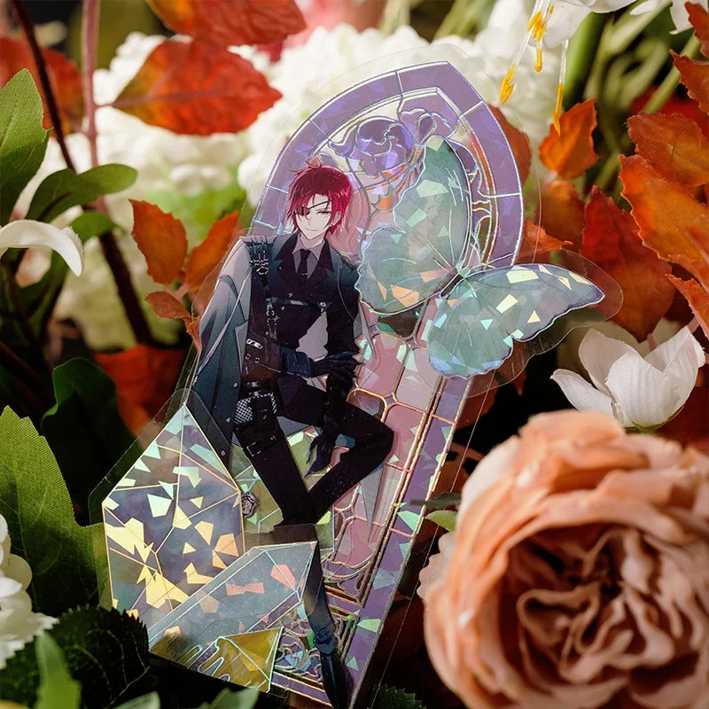 Moonlight Crystal Window Diy Collage Card Pet Stickers B3 Moonlight Crystal Window Diy Collage Card Pet Stickers B3