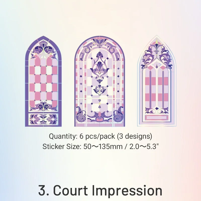 Sumflying Moonlight Crystal Window DIY Collage Card PET Stickers Sumflying Moonlight Crystal Window DIY Collage Card PET Stickers