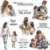 Mothers Day Theme Clear Stamps 00