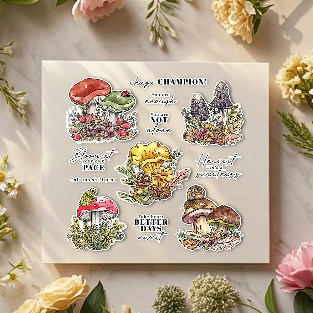 Mushroom Combination Clear Stamps 03 Mushroom Combination Clear Stamps 03
