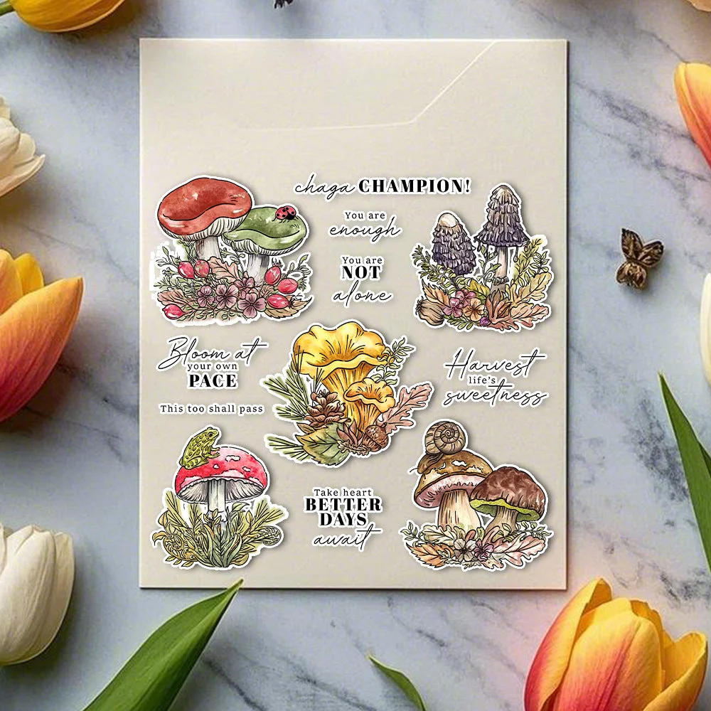 Mushroom Combination Clear Stamps 05 Mushroom Combination Clear Stamps 05