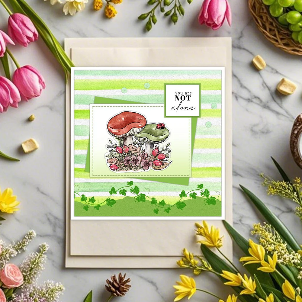 Mushroom Combination Clear Stamps 06 Mushroom Combination Clear Stamps 06