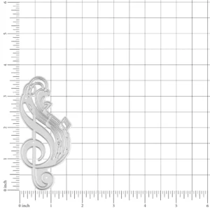 Musical Note Metal Die Cuts product detail photo | word metal cutting dies