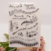 Musical Note Stamp Set - main product photo | clear stamp
