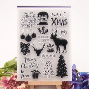Noel Xmas Stamp Set - main product photo | clear stamp
