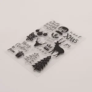 Noel Xmas Stamp Set - lifestyle photo | clear stamp