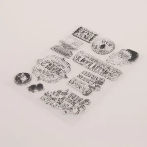 North Pole Holiday Stamp Set - packaging photo | clear stamp