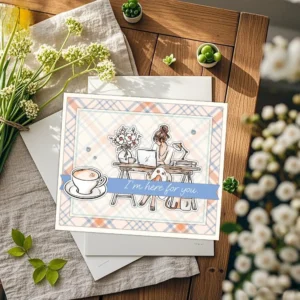Sumflying Office Girl Desk Laptop Clear Stamps Office Girl Clear Stamps 05