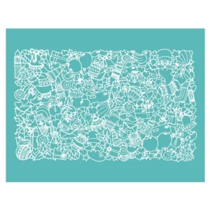 Sumflying Merry Christmas Patterns Silk Screen Stencil P4 Gallery 4