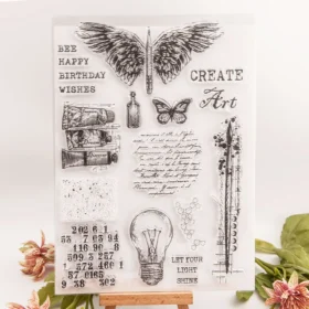 Painting Studio Clear Stamp Set