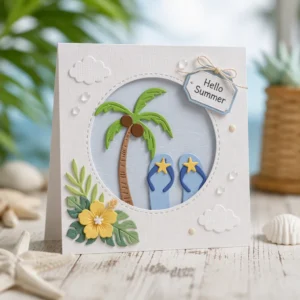 Sumflying Coconut Slippers Metal Cutting Dies Palm Flipflop Window 20261005 01