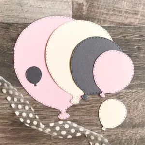 Sumflying Party Balloons Metal Die Cuts - metal cutting die for scrapbooking and card making