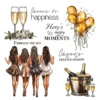 Party Girls Clear Stamps 00