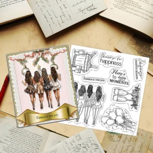 Party Girls Clear Stamps 03