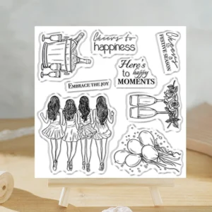Party Girls Clear Stamps 06