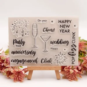 Party Time Stamp Set - main product photo | clear stamp