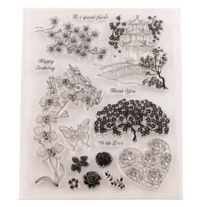 Pavilion Stamp Set - packaging photo | clear stamp