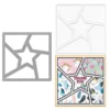 Pentagram Lattice Background Frame Metal Cutting Dies 00
