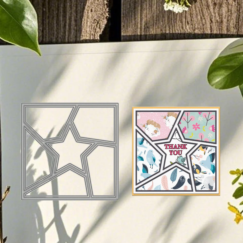 Pentagram Lattice Background Frame Metal Cutting Dies 01 Pentagram Lattice Background Frame Metal Cutting Dies 01