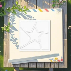 Sumflying Pentagram Lattice Background Frame Metal Cutting Dies Pentagram Lattice Background Frame Metal Cutting Dies 07