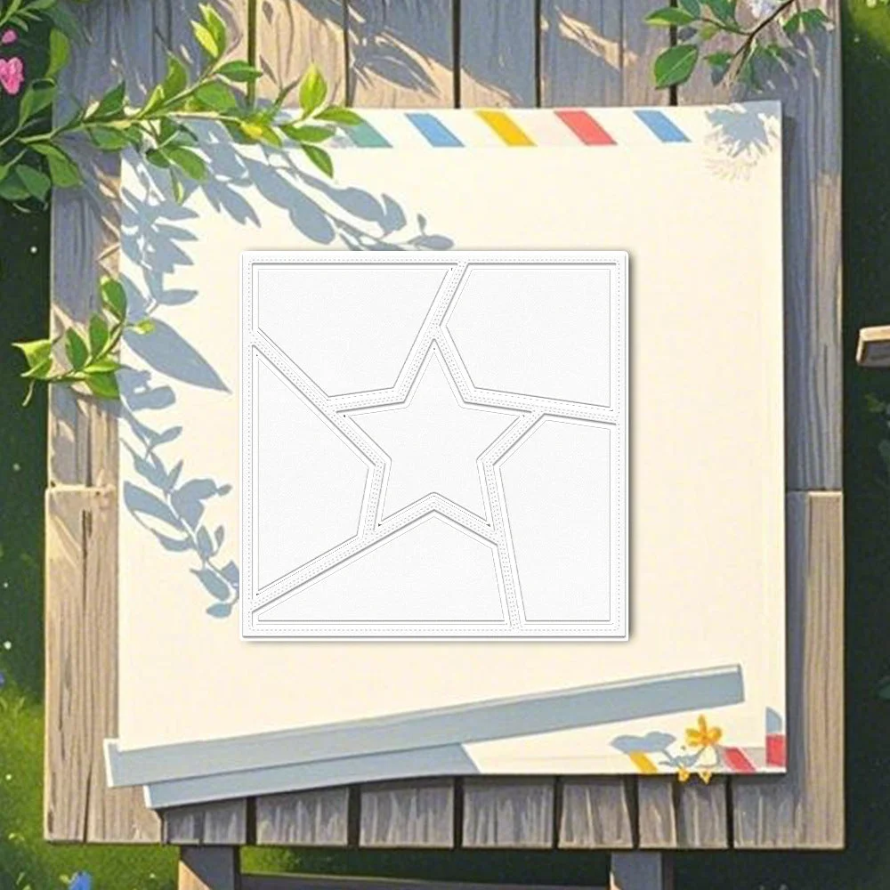 Pentagram Lattice Background Frame Metal Cutting Dies 07 Pentagram Lattice Background Frame Metal Cutting Dies 07