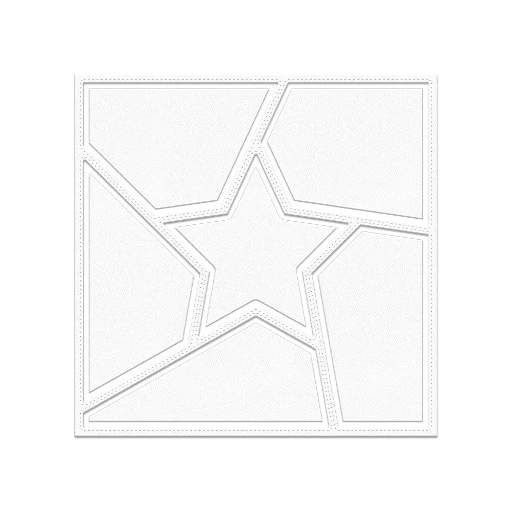 Pentagram Lattice Background Frame Metal Cutting Dies 08 Pentagram Lattice Background Frame Metal Cutting Dies 08