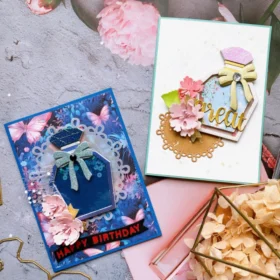 Sumflying Elegant Perfume Bottle Metal Cutting Dies