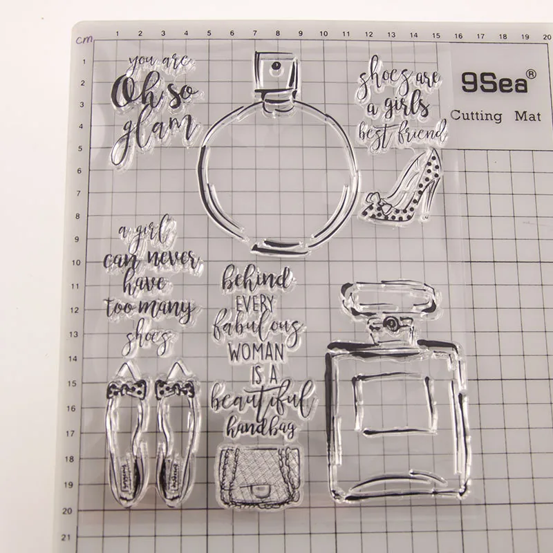 perfume-bottle-stamp-set-2 Perfume Bottle Stamp Set - detail view | clear stamp
