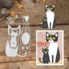 Personality Kitten Metal Cutting Dies 00